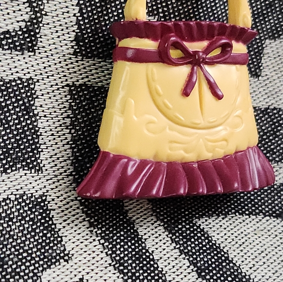 My Scene Shopping Spree (Trinkets) Chelsea Yellow & Red Purse Hand Bag Accessory - Picture 4 of 10